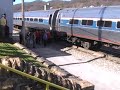 Amtrak unloads passengers in Bluefield
