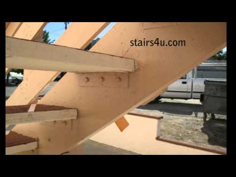 how to fasten new stair treads