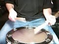 Mario Simon drumming on Practice Pad.
