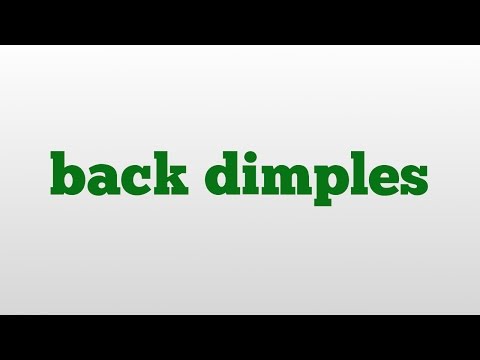 how to define venus dimples