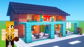 Minecraft Tutorial: How To Make A Bar "2020 City Build Tutorial"