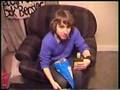 David Ainley eating his crisps