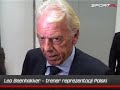Leo Beenhakker i mecz Polska - Portugalia Leo Beenhakker i mecz Polska - Portugalia