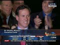 from c-span coverage, presidential candidate rick santorum gives a victory speech in st. charles, mo. he won the primary in missouri and went on to win the caucuses in minnesota and colorado.