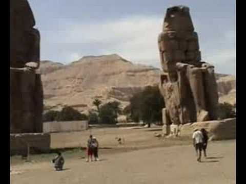 Egypt Luxor Colossi of Memnon 2007