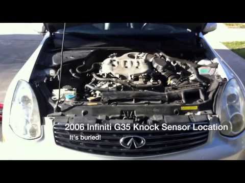 2006 Infiniti G35 Knock Sensor Location