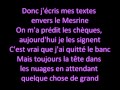 Soprano - Avec le temps ( paroles )