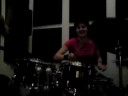 She bangs the drums