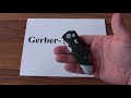 Gerber Obsidian Knife Serrated 22-01022 Demonstration