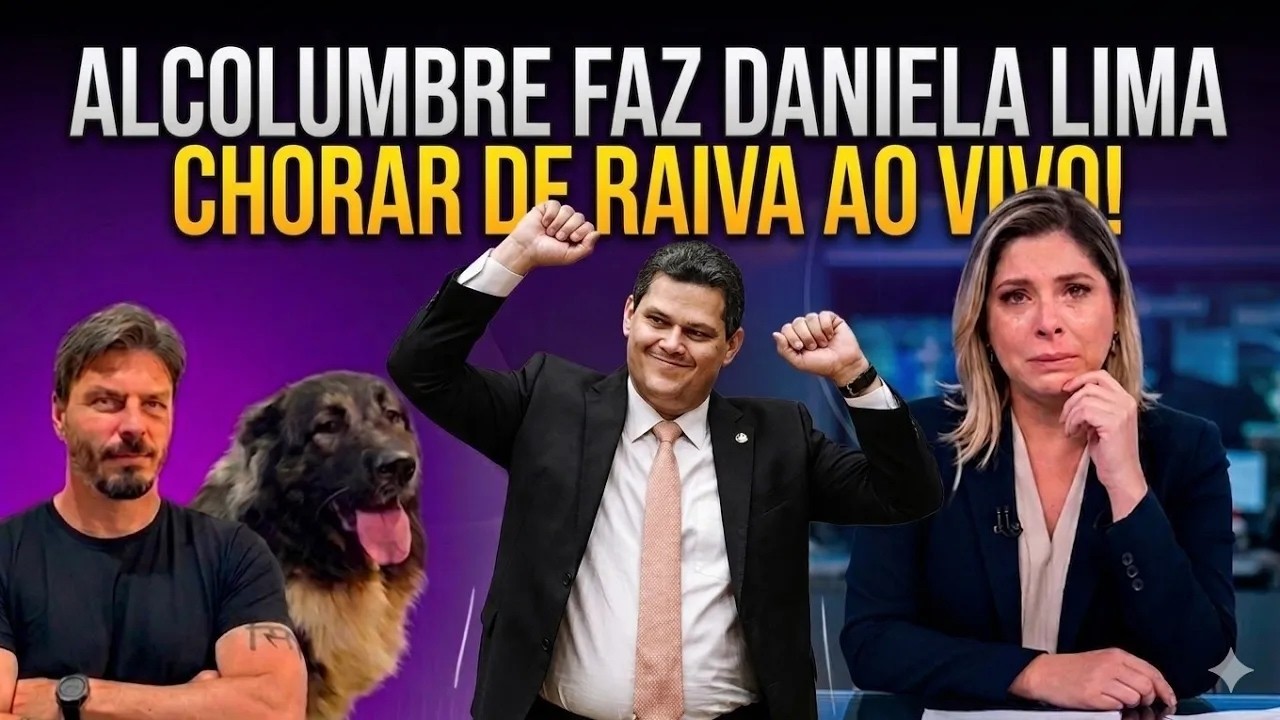 VOCÊ TRAIU O LULA! Alcolumbre faz Daniela Lima chorar ao vivo!