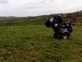 2 man wheelie on honda rancher trx 350