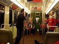 Ireland v Wales 08-Singing on the Dublin DART-8 Days a week