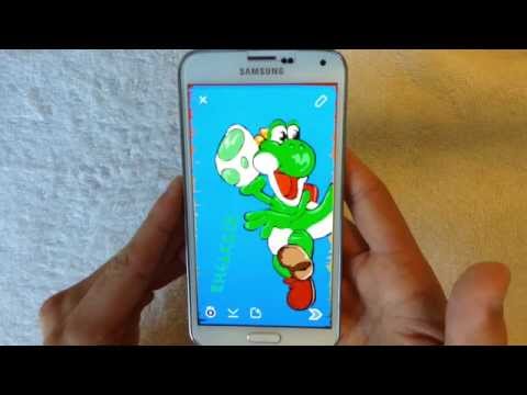 how to draw in white on snapchat