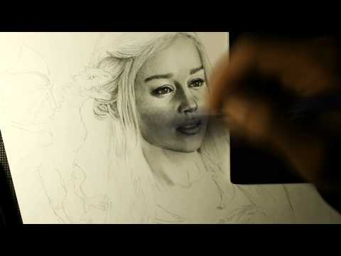 how to draw khaleesi
