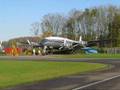 Lockheed Constellation Engine test run
