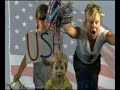 Kelli is cheering for U. S. A.