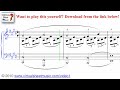 Beethoven's Moonlight Sonata piano sheet music - Video Score