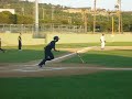 Hit de Manuel Diaz. FC Barcelona Marlins Cpto Espa�a cadete