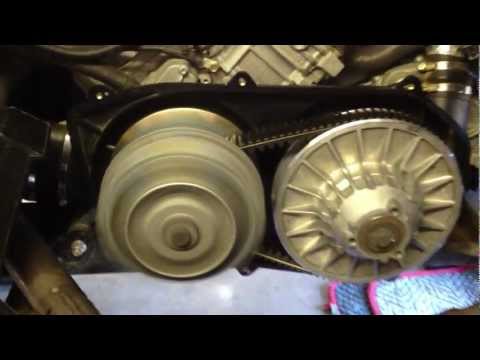 how to change belt on can am commander