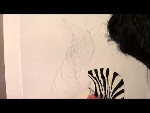 how to zebra paint