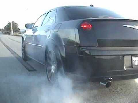 how to do a burnout in a chrysler 300c