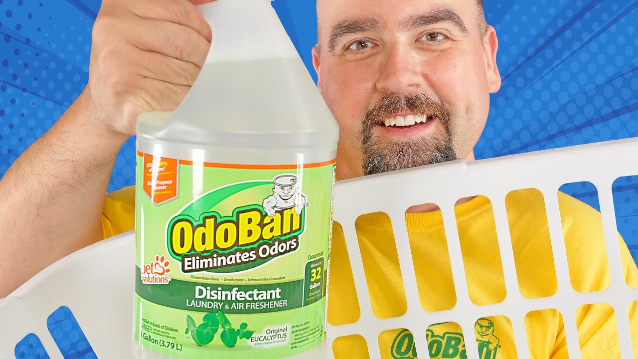 OdoBan 32 oz. Fresh Linen Multi-Purpose Disinfectant Spray, Odor