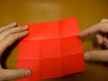 Оригами видеосхема санты и сердечек