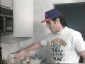 Rick Tocchet making spaghetti.