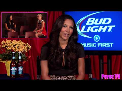 Heather Morris - So much Santana goodness!! The wonderful Naya Rivera recently graced us with an EXCLUSIVE PerezHilton.com interview as part of her promotional tour for Bud L...