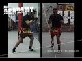 muay thai training - stance