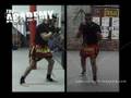 muay thai training - stance