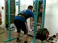 250kg rackpull, 5 reps30 december 2008