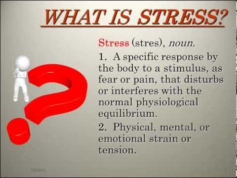 how to relieve stress ppt