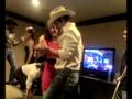 Gabe and Courtney Dancing in the Green Room