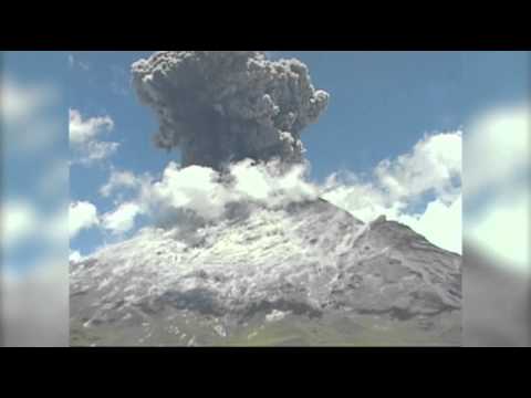 associated press - Mexico's Popocatepetl volcano registered a massive eruption, emitting a plume of ash and gas that reached an altitude of 2.4 miles. Note: video is silent. (J...