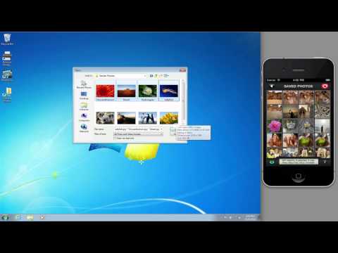 Send photos to iOS device using Send Menu