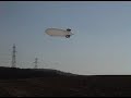 UAV rc blimp flying fast 55 km/h
