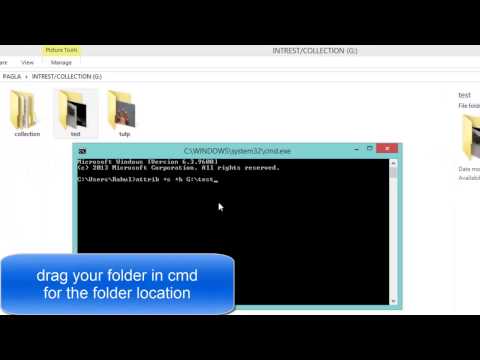 how to locate folder in cmd