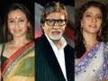Rani, Amitabh, Kajol attend Bappa Lahiri Wedding Reception