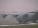 Hercules departing Manchester Airport