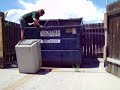 Raccoons stuck in a dumpster Raccoons stuck in a dumpster