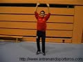 Porteros de balonmano - Levantar piernas