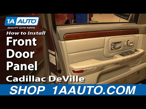 How To Install Replace Front Door Panel Cadillac DeVille 97-99 1AAuto.com