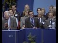 beleagured prime minister margaret thatcher makes pun during the 1981 conservative party conference speech: 