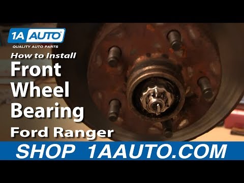 How To Replace Front Wheel Bearing 93-97 Ford Ranger 2WD Part 1 1AAuto.com