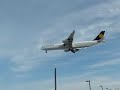 Lufthansa Airbus A340 at Toronto Airport