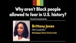 Fear has shaped events throughout U.S. history, as those who have possessed fear have weaponized this emotion to justify violence and oppression while others have used fear as an impetus for radical resistance. Brittany Jones aims to move fear from the periphery to the forefront by analyzing how fear is discussed in Virginia’s U.S. History Standards and Curriculum Framework. The standards only describe fear as an emotion possessed by white people, the inclusion of Black suffering does not lead to Black fear, and Black people do not fear. This work illuminates the importance of examining emotions, particularly fear, in social studies education and has implications for both K–12 teachers and teacher education.