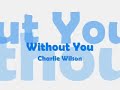 without you by charlie wilson