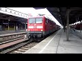 Abfahrt des RegionalExpress (RE20) mit BR 112 und Dostos nach Uelzen