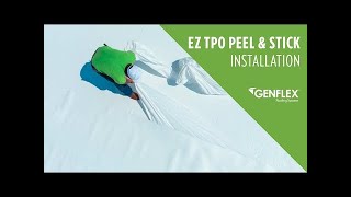 Installation of GenFlex EZ TPO Peel & Stick